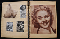1930'S MOVIE STARS SCRAPBOOK - ANN SHERIDAN - SONJA HENIE - E 24957