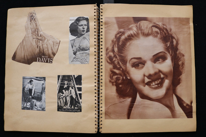 1930'S MOVIE STARS SCRAPBOOK - ANN SHERIDAN - SONJA HENIE - E 24957