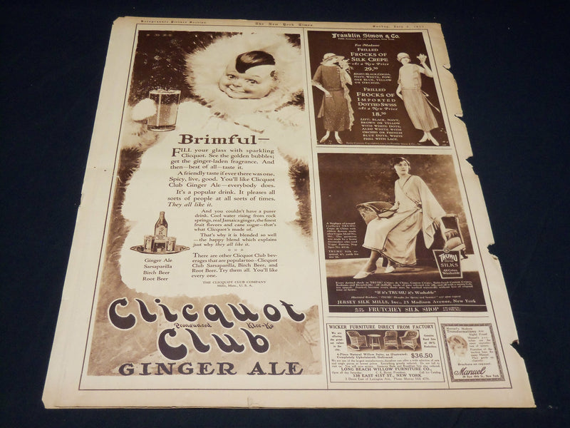 1923 JULY 8 NEW YORK TIMES PICTURE SECTION NO. 4 & 5 - DEMPSEY- GIBBONS- NT 8846
