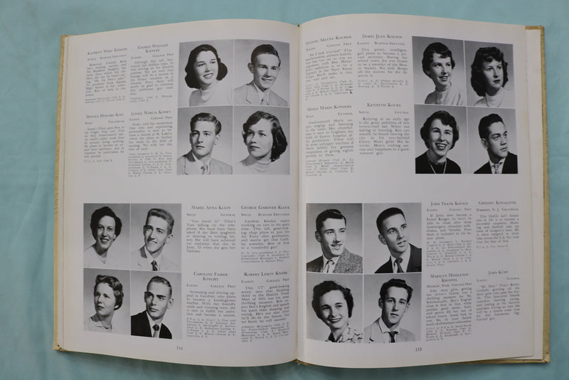 1955 THE RECHAUFFE EASTON HIGH SCHOOL YEARBOOK - EASTON, PENNSYLVANIA - YB 3556