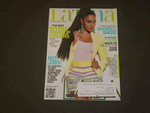2012 APRIL LATINA MAGAZINE - LA LA ANTHONY COVER - B 1262