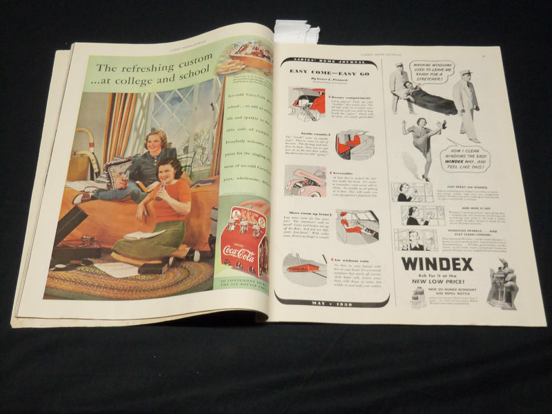 1939 MAY LADIES HOME JOURNAL MAGAZINE - NORMAN ROCKWELL AD - COCA-COLA - F 357