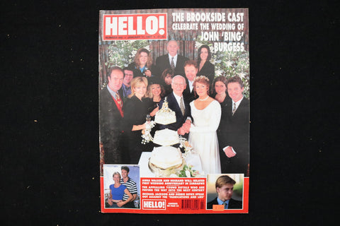 1997 JANUARY 11 HELLO! MAGAZINE - WEDDING OF JOHN BURGESS COVER - E 25761