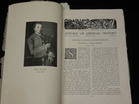 1932-1933 ANNALS OF MEDICAL HISTORY MAGAZINE LOT OF 3 ISSUES - WR 505F