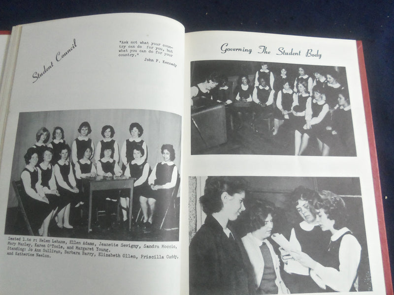 1964 REFLECTIONS SAINT JOSEPH ACADEMY YEARBOOK - MASSACHUSETTS - YB 2863
