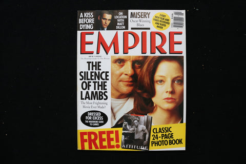 1991 JUNE EMPIRE MAGAZINE - THE SILENCE OF THE LAMBS COVER - E 24107