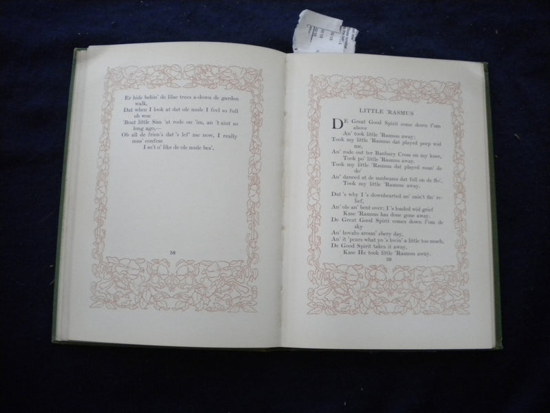 1911 BEN KING'S SOUTHLAND MELODIES HARDCOVER BOOK - KD 8017