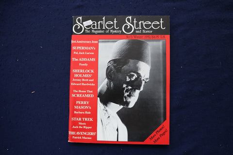 1992 WINTER SCARLET STREET MAGAZINE - BORIS KARLOFF COVER - E 18650