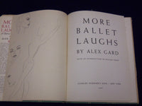 1946 MORE BALLET LAUGHS BY ALEX GARD BOOK - WONDERFUL ILLUSTRATIONS - KD 1877E
