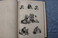 1800'S FOLIES LITH, PAR CHAM & EMMY HARDCOVER BOOK -PARIS - KD 9584