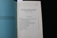 1942 HISTORICAL UNITS OF AGENCIES OF THE FIRST WORLD WAR SOFTCOVER BOOK - K 2908