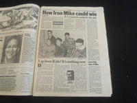 1992 JAN 30 NEW YORK DAILY NEWS NEWSPAPER - HOW MIKE TYSON COULD WIN - NP 5885