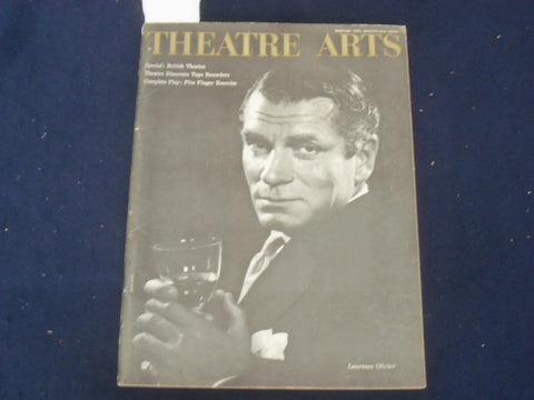 1961 FEBRUARY THEATRE ARTS MAGAZINE - LAURENCE OLIVIER COVER - ST 6830
