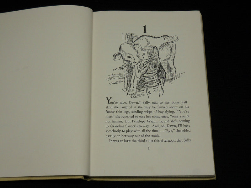 1956 SALLY SAUCER HARDCOVER BOOK BY EDNA S. WEISS - KD 7298