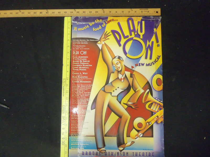 PLAY ON! THEATRE POSTER - BROOKS ATKINSON THEATRE - P 271