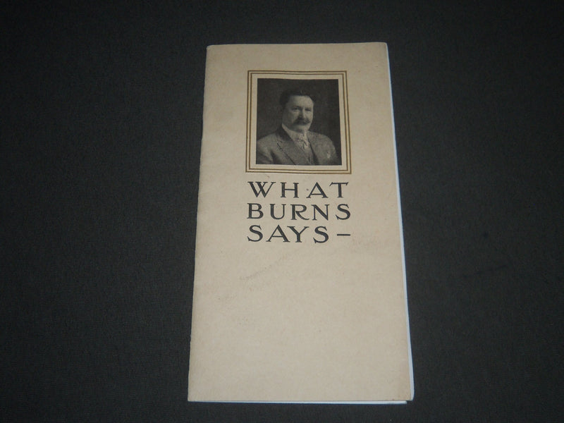 1913 WHAT BURNS SAYS MODERN FORGERY 4