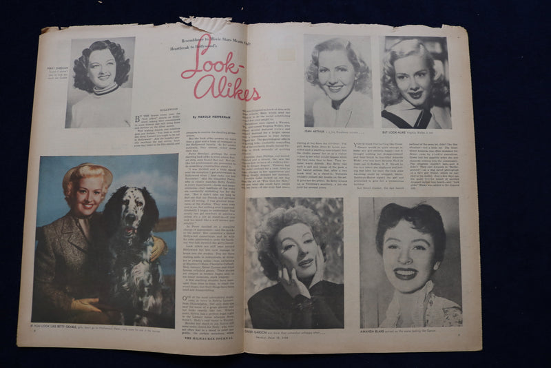 1950 JUNE 18 SCREEN RADIO TELEVISION MAGAZINE - ISH KABIBBLE COVER - E 23094
