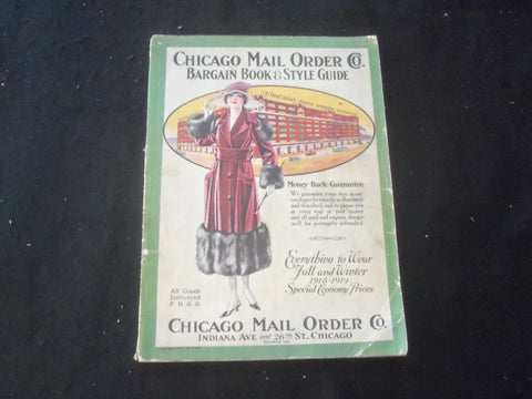 1918 CHICAGO MAIL ORDER CO. CATALOG - GREAT FASHION - R 93S