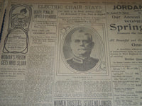 1905 MARCH 23 THE BOSTON HERALD - BROCKTON DEATH LIST INSIDE 70 - BH 143