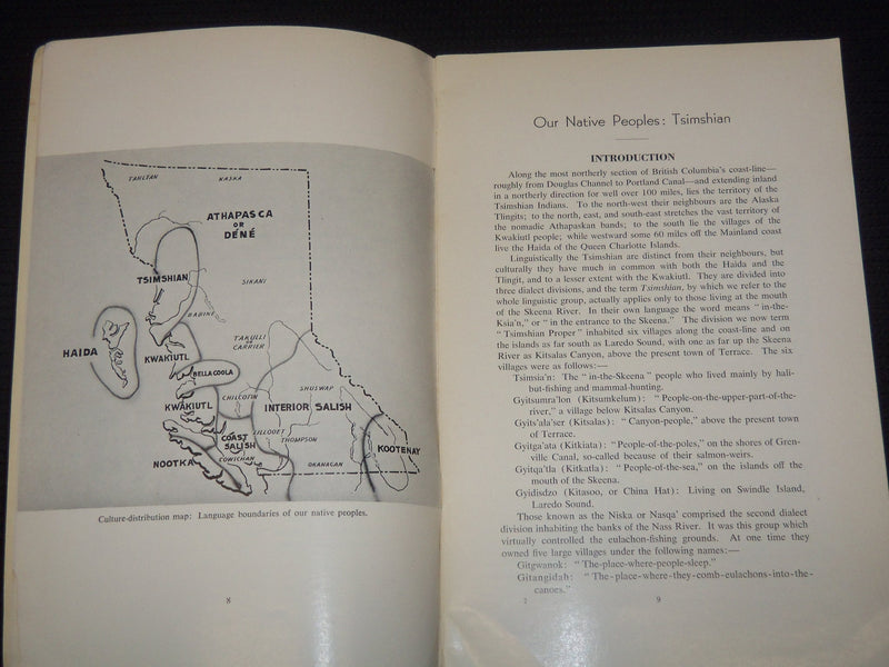 1952-1953 BRITISH COLUMBIA OUR NATIVE PEOPLES BULLETINS LOT OF 2 - J 9246