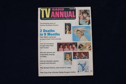 1968 TV RADIO ANNUAL MAGAZINE - DEAN MARTIN - SALLY FIELD COVER - E 19321
