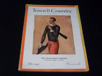 1930 FEBRUARY 1 TOWN & COUNTRY MAGAZINE - PRUNA FRONT COVER - E 2536