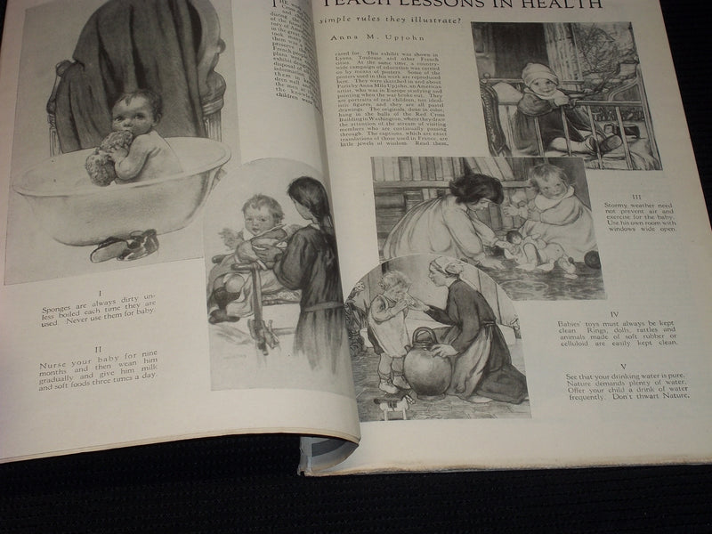 1920 AUGUST THE RED CROSS MAGAZINE - A BETTER AMERICAN NICE FRONT COVER - E 3752