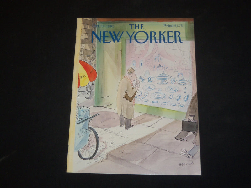 1991 OCTOBER 14 THE NEW YORKER MAGAZINE - ILLUSTRATED COVER - NY 1504