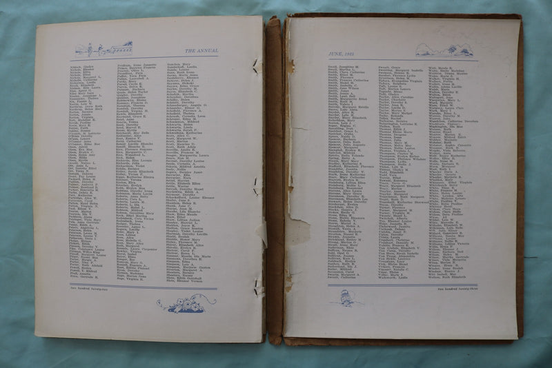 1925 THE ANNUAL PASADENA HIGH SCHOOL YEARBOOK - PASADENA, CA -SOFTCOVER- YB 3594