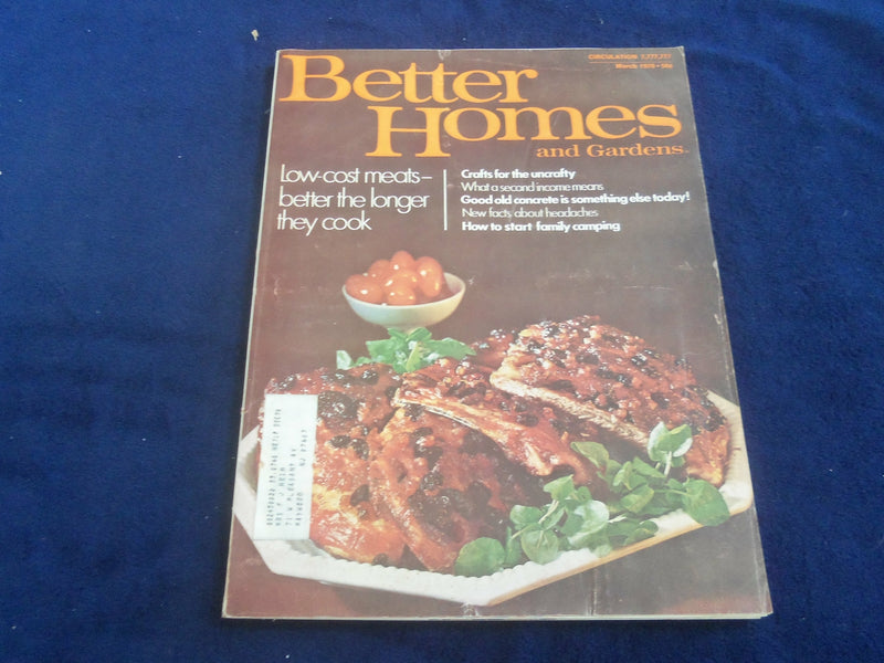 1970 MARCH BETTER HOMES AND GARDENS MAGAZINE -NICE COVER, PHOTOS & ADS- ST 4628S