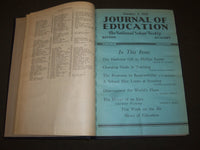 1932 JANUARY-DECEMBER JOURNAL OF EDUCATION BOUND VOLUME - R 885