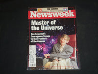 1988 JUNE 13 NEWSWEEK MAGAZINE - STEPHEN HAWKING, MASTER OF THE UNIVERSE- NW 389