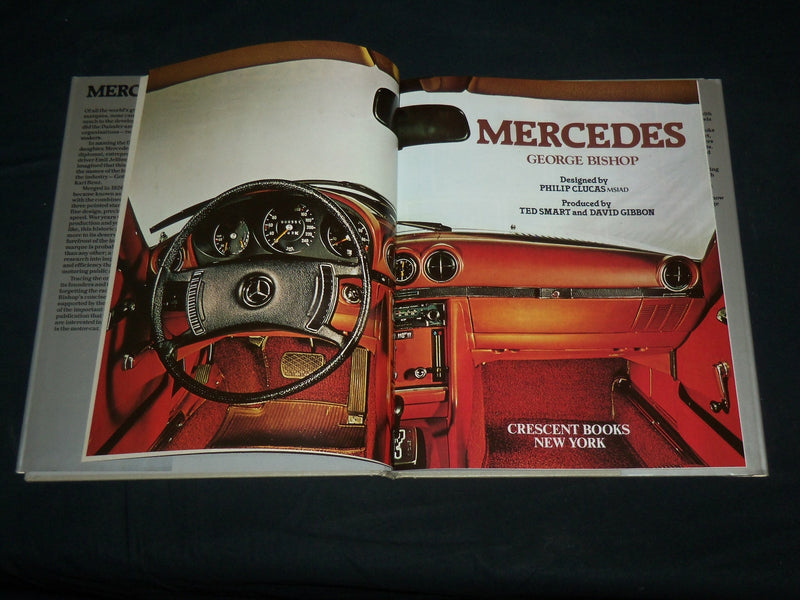 1982 MERCEDES HARDCOVER BOOK BY GEORGE BISHOP - GREAT PHOTOS - I 2049