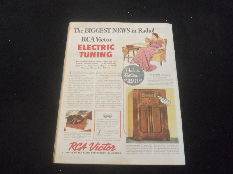 1937 NOVEMBER 6 RADIO GUIDE MAGAZINE - TYRONE POWER COVER - SP 9517H