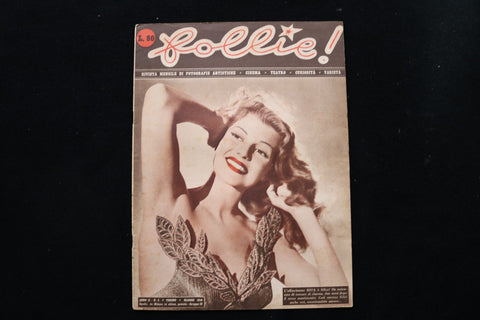 1949 MAY FOLLIE MAGAZINE - RITA HAYWORTH COVER - E 26079