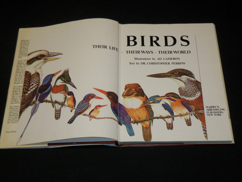 1976 BIRDS THEIR LIFE WAYS THEIR WORLD HARDCOVER BOOK BY DR. PERRINS - I 1898