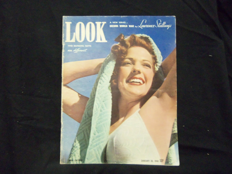 1940 JANUARY 30 LOOK MAGAZINE - ANNE GWYNNE - ST 1448