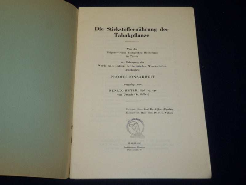1800'S-1947 GERMAN TABAK PERIODICALS LOT OF 4 DIFFERENT - SOFTCOVER - O 3086L