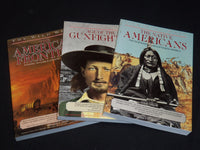 2000 THE WILD WEST BOOKS BOXED SET OF 3 - HARDCOVER - GREAT PHOTOS - KD 5676C