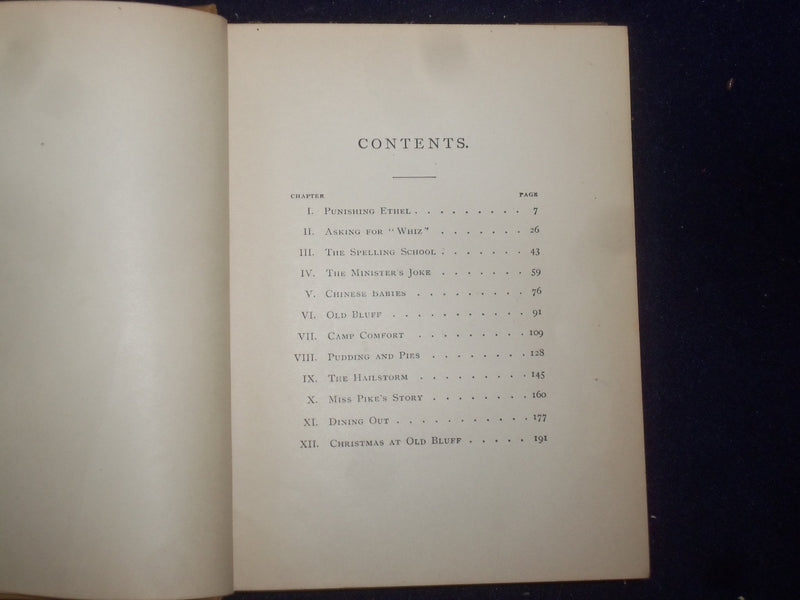 1884 FLAXIE GROWING UP HARDCOVER BOOK BY SOPHIE MAY - KD 9070