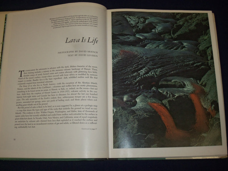 1974 THIS GOOD EARTH BOOK EDITED BY LES LINE - GREAT COLOR PHOTOS - KD 2987