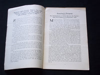 1918 THE BASES OF LASTING PEACE SOFTCOVER BOOK BY PRESIDENT WILSON - J 7152