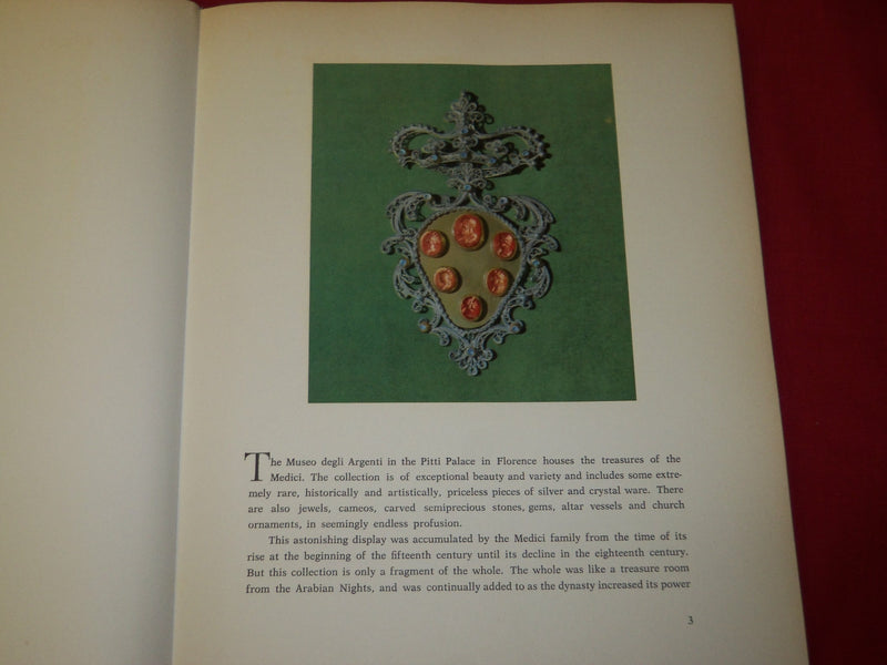 1969 ART TREASURES OF THE MEDICI BOOK BY ANTONIO MORASSI - 55 PLATES - KD 5421
