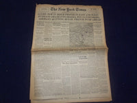 1945 JAN 22 NEW YORK TIMES -ALLIES NOW IN REICH PROPER IN EAST AND WEST- NP 6659