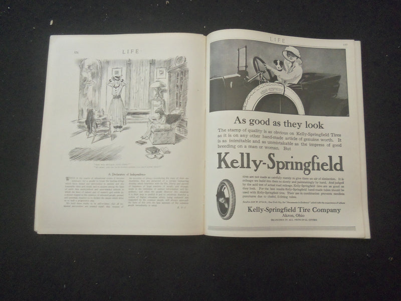 1915 APRIL 1 LIFE MAGAZINE - EASTER NUMBER - REUNITED - L 761A