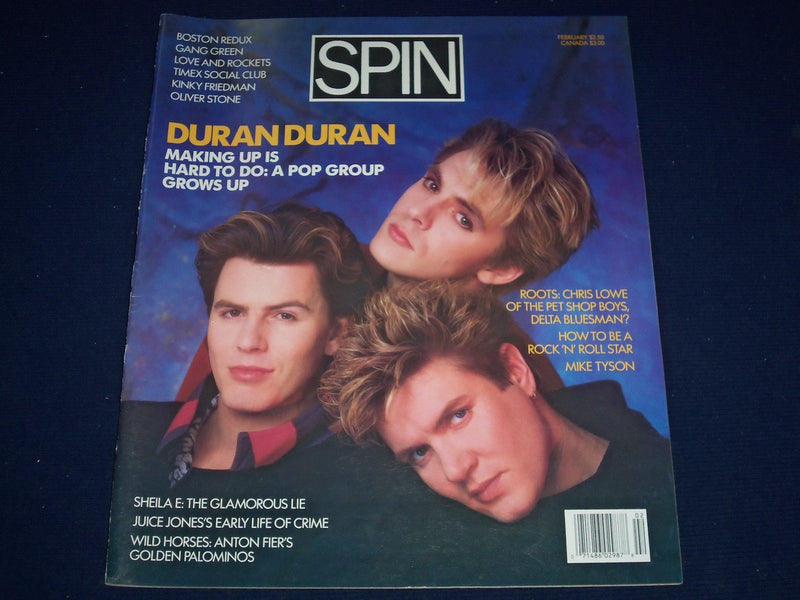 1987 FEBRUARY SPIN MAGAZINE - DURAN DURAN COVER - GREAT PHOTOS - J 1327