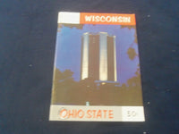 1967 NOV 11 FOOTBALL PROGRAM - OHIO STATE UNIV VS UNIV OF WISCONSIN - SP 9337D