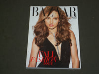 2011 SEPTEMBER HARPER'S BAZAAR MAGAZINE - KARMEN PEDARU COVER - B 3656