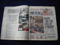 2005 APRIL 3 CHICAGO SUN-TIMES NEWSPAPER - POPE JOHN PAUL II DIED - NP 5948