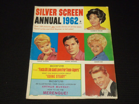 1962 SILVER SCREEN ANNUAL MAGAZINE - GEORGE MAHARIS COVER - E 13484